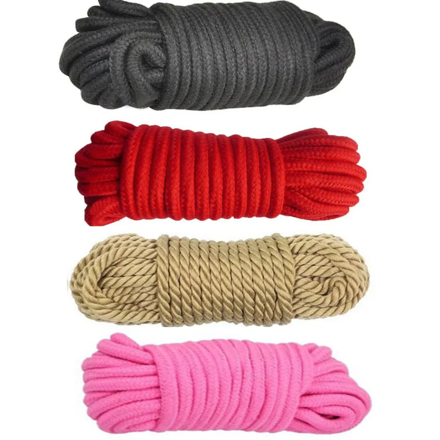 Soft Cotton Rope BDSM Bondage Shibari Restraints5