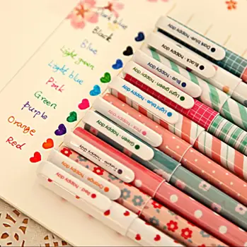 

South Korea Stationery small fresh floral watercolor pen color pen