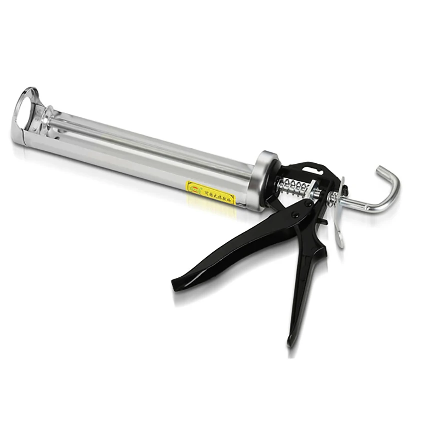 

Aluminum Alloy Casing Caulking Rotatable Cartridge Gun Durable Gun Glass Glue Gun Adhesive Sealant Guns Household Caulking Tools