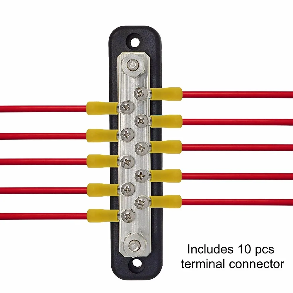 1 шт. 10 терминалов 150 Ампер шина бар комплект-Термоусадочные кольцевые клеммы в комплекте с 10 клеем термоусадочные