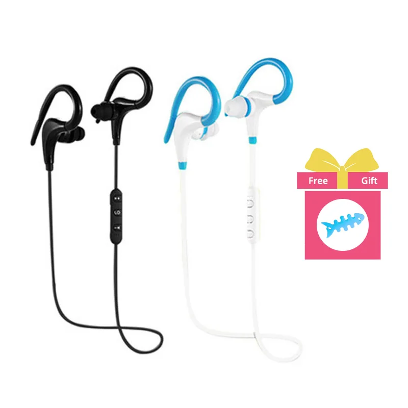 

Fuers BT-1 Bluetooth Earphones Sports Wireless Ear Hang Stereo Headset HIFI Earbuds with microphone for android ios