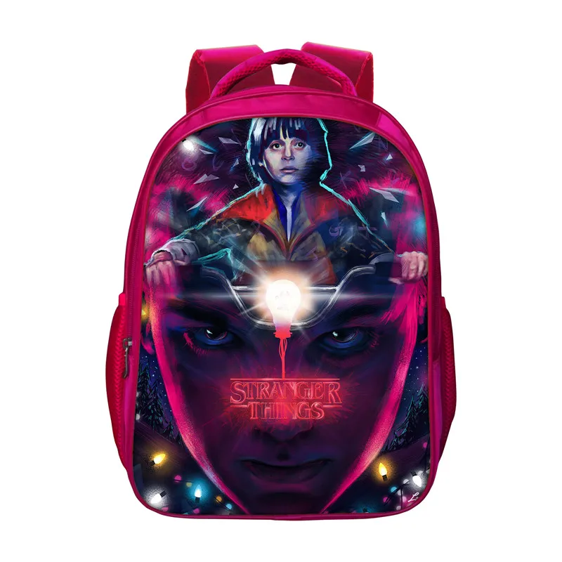 

Stranger Things Red Backpacks For Girls Women School Bags High Capacity Schoolbag Children Kids Book Bags Casual Travel Backpack