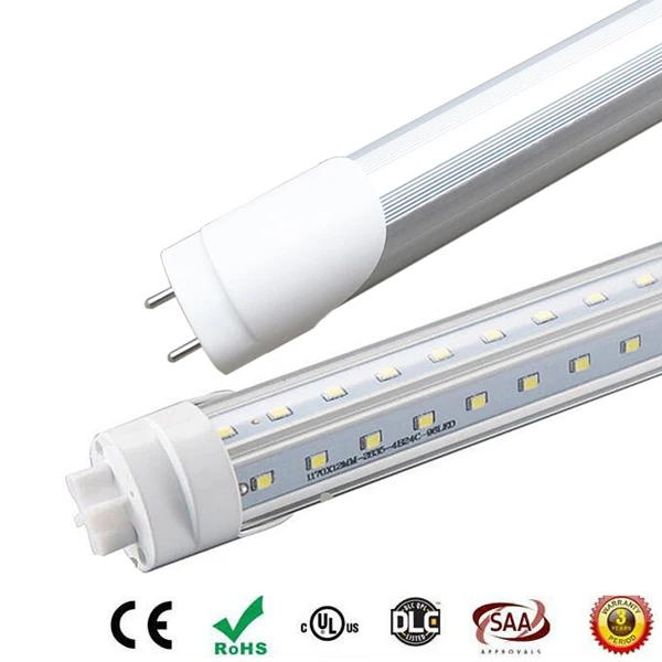 Светодиодный трубный светильник T8 0 6 м 2 фута 600 мм 96 дюймов SMD2835 10 шт. светодиодный