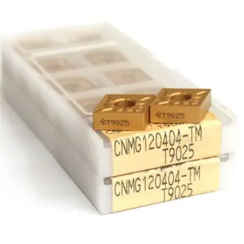 

YZ66 10pcs NEW CNMG120404-TM T9025 CNC Carbide Inserts