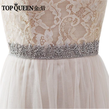 

TOPQUEEN AS11 India Silk Bride Evening Party Gown Dresses Accessories Wedding Sashes Belt/Waistband Bridal Belts Sashes