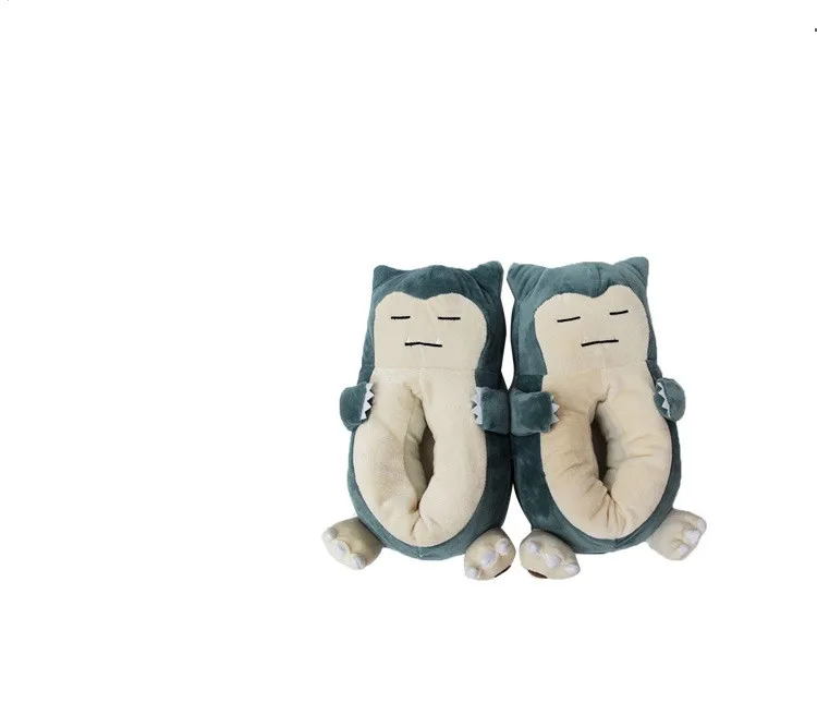 Аниме Покемон Косплей Prop Snorlax Cos тапочки теплые хлопковые коллекция фанатов