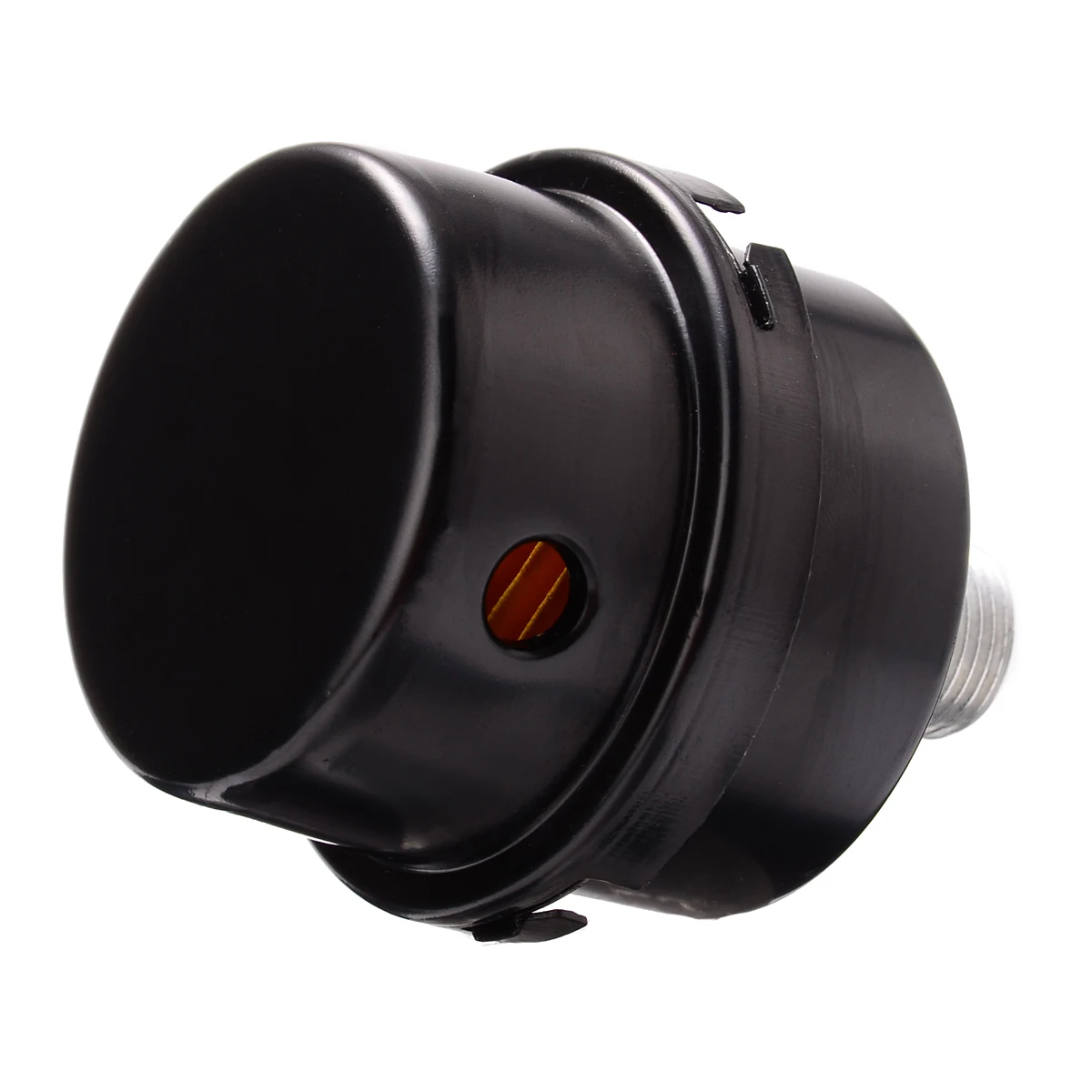 Air Intake Filter Silencer Metal 3/8BSP 16mm Thread Air Compressor Intake Filter Muffler Silencer Black Plastic Shell