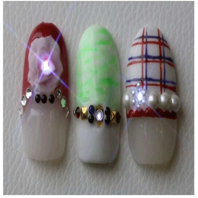 Женские NFC наклейки для маникюра DIY телефон светодиодный светильник вечерние наклейки для украшения ногтей