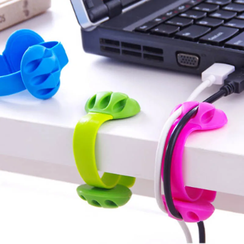 

Protector Earphone Ties IPhone Wire Cord Wire Cord Fixer Clip 1 PC Cable Winder Holder Data line Tidy Collation Tools