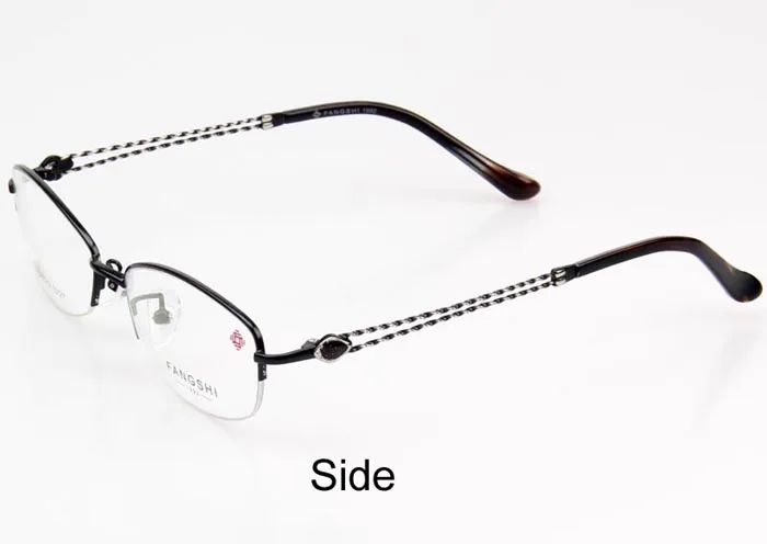 Бренд Fang Shi, женские очки, очки, оправа, сплав, очки, полуоправы, оптические очки, очки oculos feminino