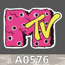 Bevle A0576 MTV Kanal Wasserdichte Kühle DIY Aufkleber Laptop Gepäck Skateboard Kühlschrank Auto Graffiti Cartoon Aufkleber
