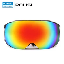 POLISI Unisex Professional Skiing Goggles Ski Snowboard Glasses Anti Fog Skate Snowmobile Glasses Gafas Motocross Goggles