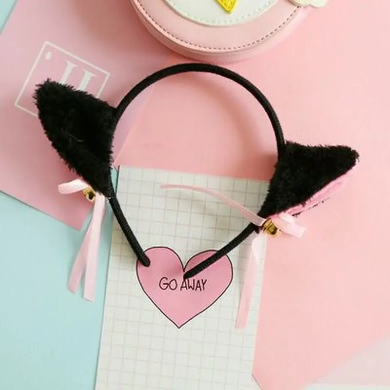

Lovely Night Party Club Bar Decorate Headbands Plush Cat Fox Fur Ear Hairband Girls Anime Cosplay Costume Cat Ear Hairwear