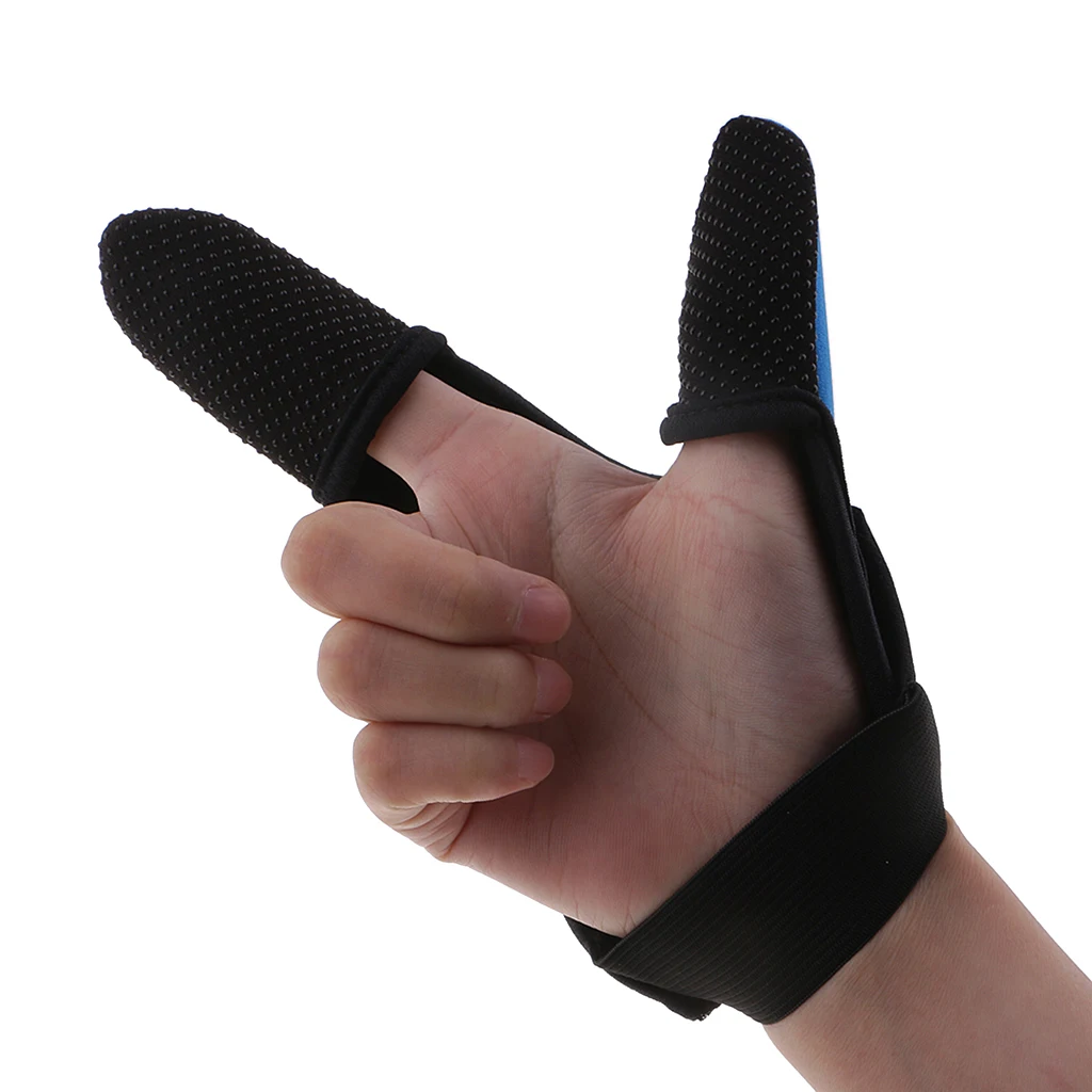Adjustable Fishing Thumb Index Finger Glove Outdoor Non-Slip Mitt for Kite Flying/Hiking/Cycling/Photography/Exploring/Climbing