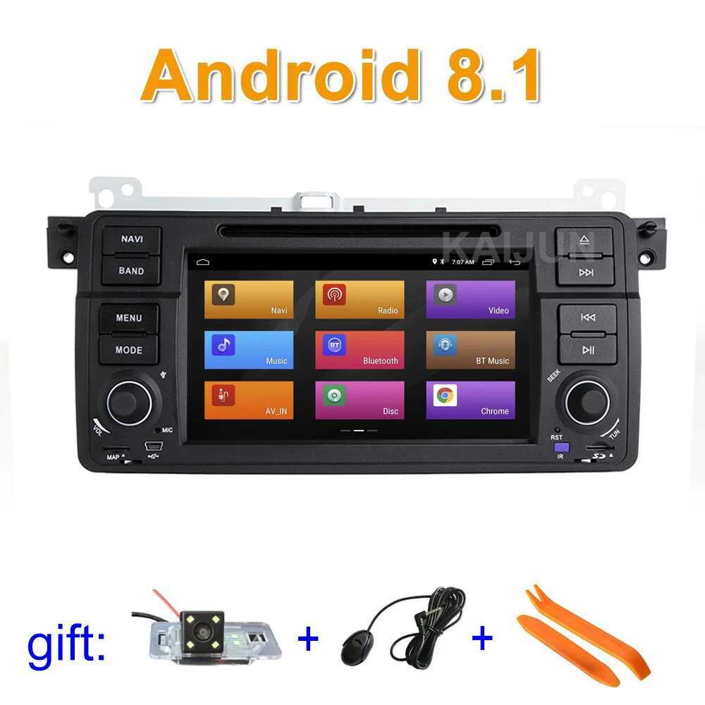 

IPS screen Android 8.1 Car DVD Multimedia Player GPS for BMW E46 with WiFi BT Radio Stereo