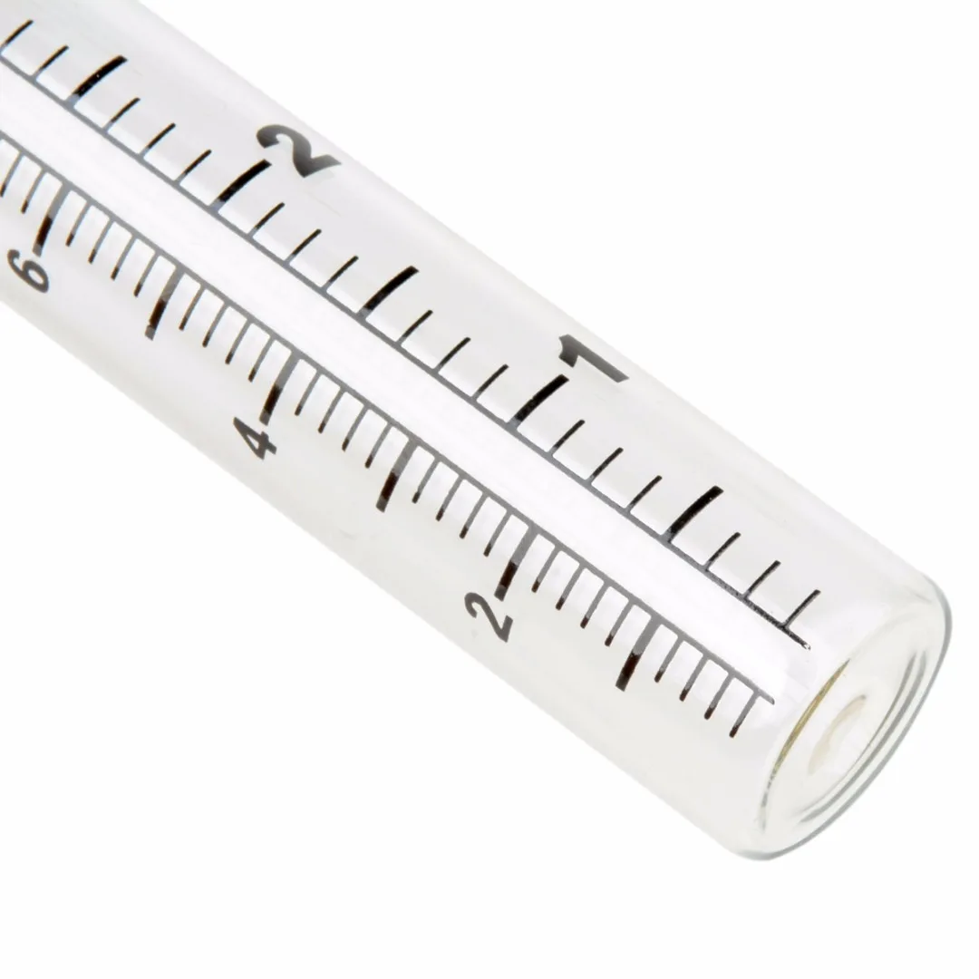 5 inch Capacity Glass Rain Gauge Replacement Tube Outdoor Home Garden Yard Clear 140mm Rain Gauge Tool