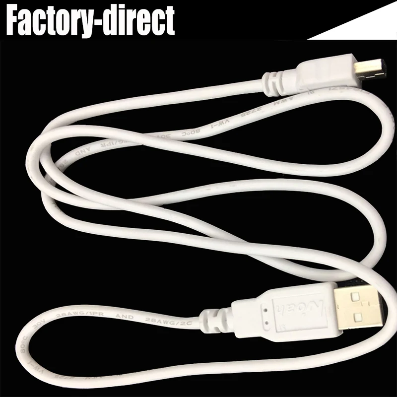 HDmatters USB 2 0 Mini-USB кабель белый 1 м для MP3/MP4 PSP2000/3000 (cooper проводник + фольгирование AL
