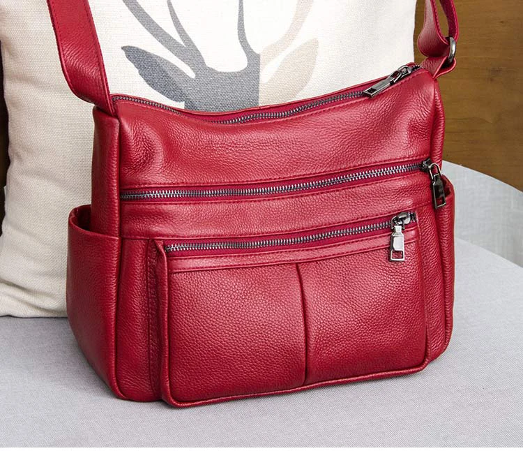 Брендовая Дизайнерская Женская винтажная сумка на одно плечо из натуральной кожи, женские сумки через плечо, Сумки для дам