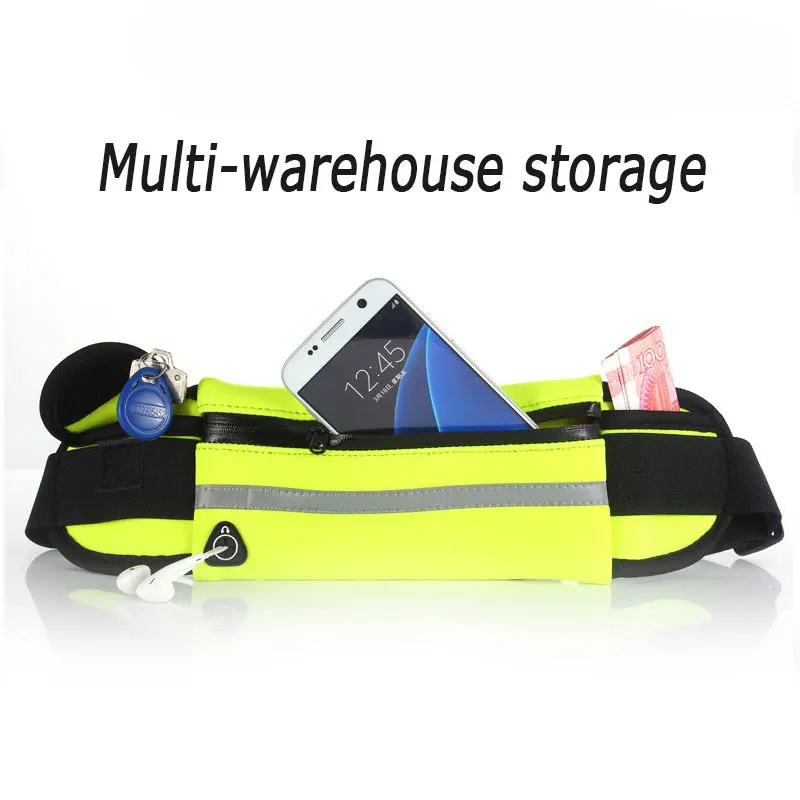 Al aire libre al cintura bolsa impermeable soporte de teléfono móvil para trotar cinturón vientre bolsa gimnasio bolsa dama deporte Accesorios