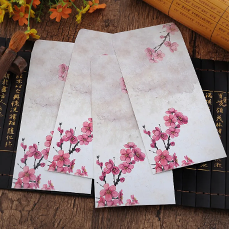 

100pcs/lot Creative Students Stationery Gift Traditional Classical Aesthetic Craft Paper Envelope Chinese air envelope 21.5*11CM