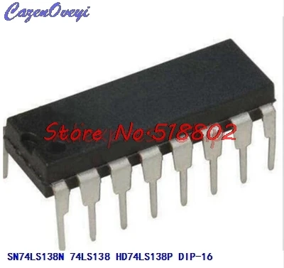 

1pcs/lot SN74LS138N 74LS138 integrated digital logic IC Replacement HD74LS138P new original DIP-16 In Stock