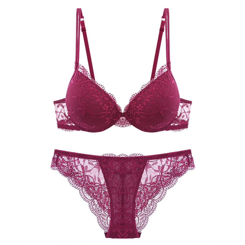Нижнее белье женское Облегающее с цветочной вышивкой чашка A B C|lingerie day|lingerie