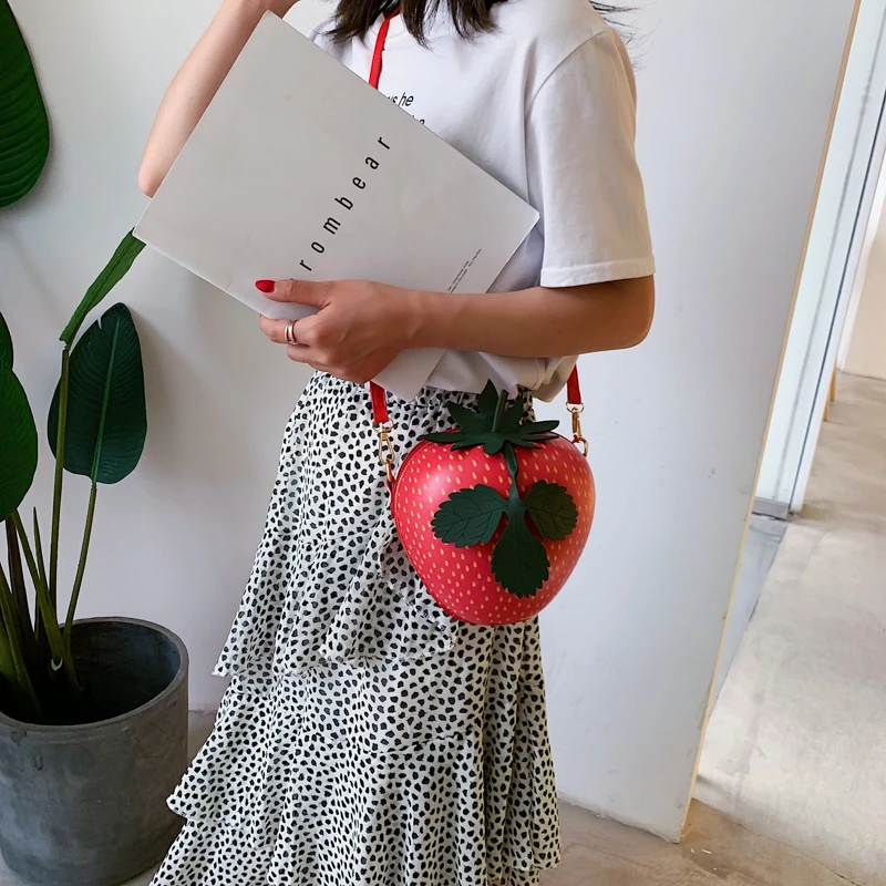

Summer fruit pack watermelon chain strawberry shoulder strap Tote Bag Purses And Handbags For Women Messenger Bag Bolsa Feminina