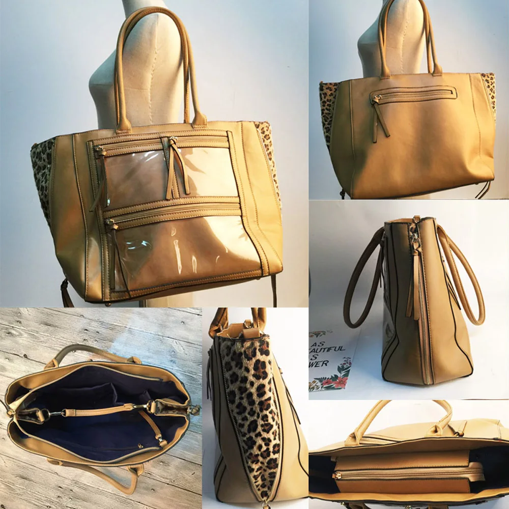 Vegan Leather women tote bag