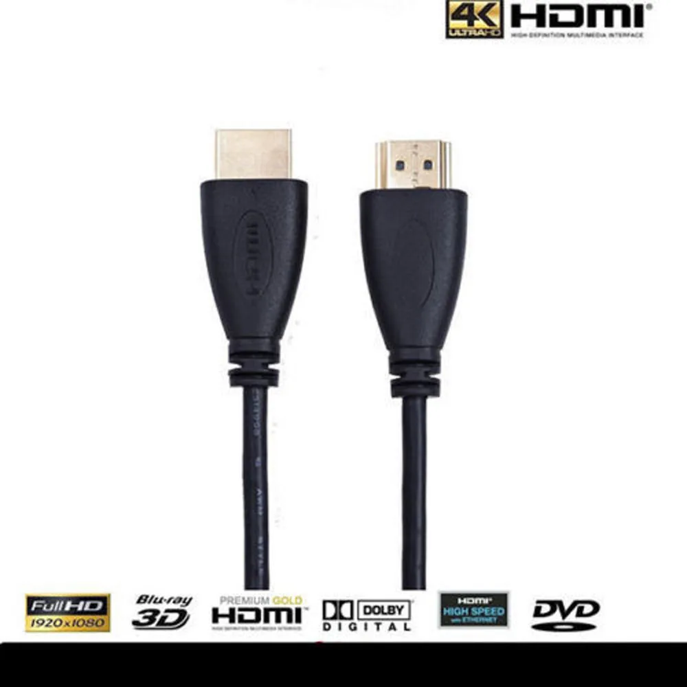 Hdmi-hdmi HD ТВ кабель 1,4 в 1080P 3D для Andorid HD цифровой DVB-S2 спутниковый DVB-T2 ISDB-T ATSC кабель ТВ приемник телеприставка