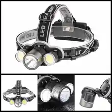 Тактический налобный фонарь XM-L Перезаряжаемые T6 светодиодный 5 режимами налобный фонарь безопасности и выживания Z1218