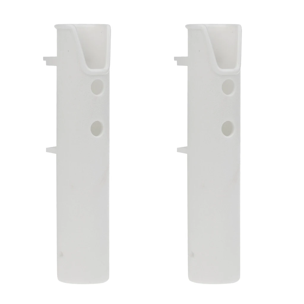 2x Marine Yacht Boat Fishing Rod Holder Flush Mount Pole Stand Rod Pod Tube ABS Plastic Tools Tackle Accessories