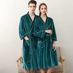 Women Men Bathrobe Sashes Nightgowns Lace Up Spring Couple Robes Pajamas Bath Coral Velvet Warm Robe Sleepwear Home Clothes Women Men Bathrobe Sashes Nightgowns Lace Up Spring Couple Robes Pajamas Bath Coral Velvet Warm Robe Sleepwear Home Clothes