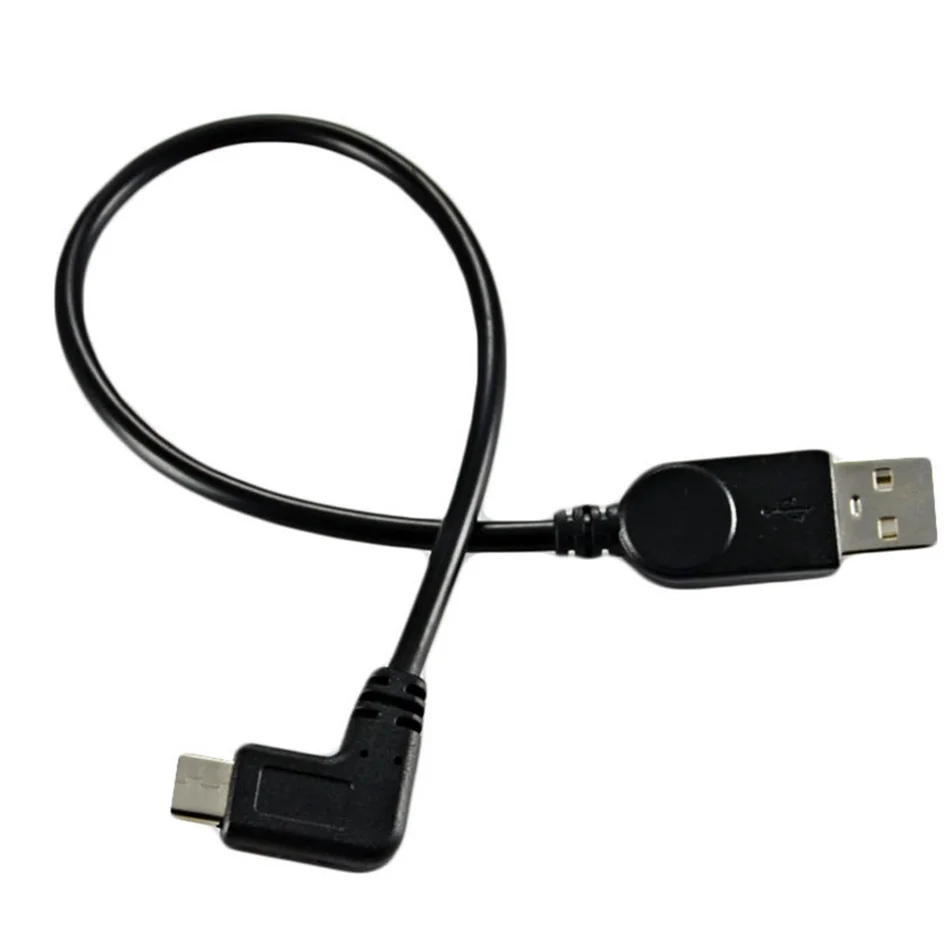 Позолоченный кабель USB Type C угловой удлинитель папа A 25 см|Кабели для MP3/MP4-плееров| |