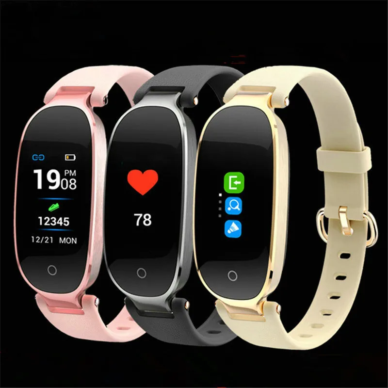 

Smart Watch Women Wristband Color Screen Heart Rate Monitor Multi Sport Activity Tracker Lady Smartwatch Connect for Android Ios