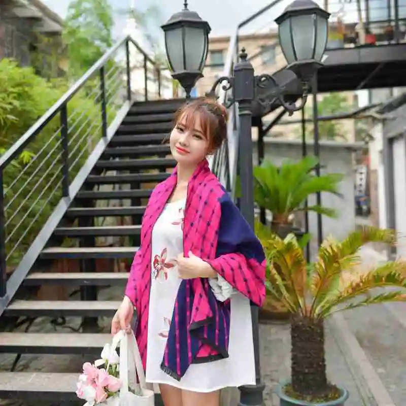 Fashion font b Tartan b font Cashmere Pashmina Scarf Street Casual Shawls And Scarves Wrap Chic