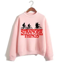 Странные вещи толстовки для женщин веселое Harajuku Мультфильм Eleven Friends хип хоп женские свитшоты Don't Lies 90s Толстовка