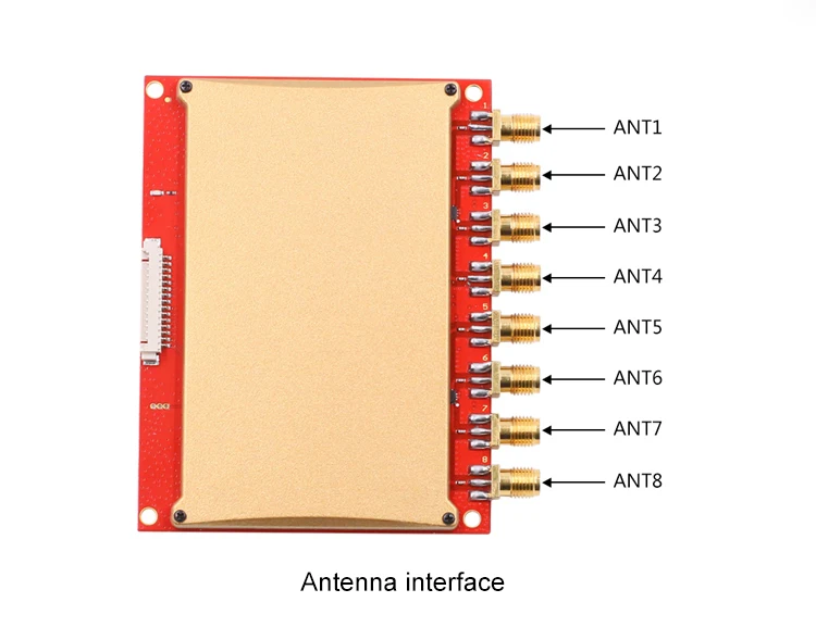 865~ 868 МГц 15 м Impinj R2000 rfid модуль с восемью антенна SMA порты, используемые для беспилотного супермаркета и складом