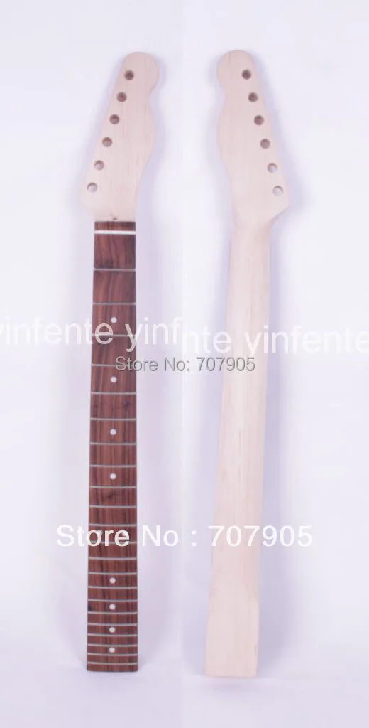

One TL electric guitar neck Maple wood Rosewood 22 fret 25.5" Unfinished Free shipping High quality