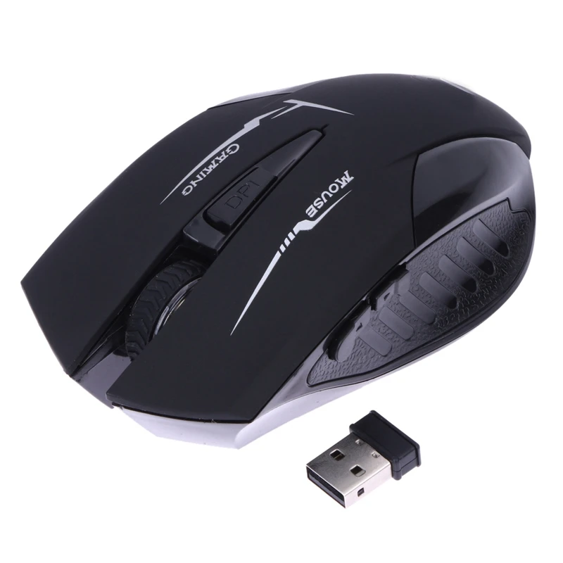 

Wireless Gaming-Macro Mouse 6 Buttons 1000-2000 DPI Ergonomics Gamer Mice PC Gaming Laptop Notebook for Overwatch/DOTA2