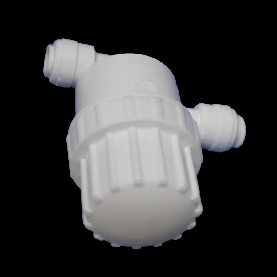 Garden 1/4" Slip Lock Quick Connector Misting System Micro Filter Water Purifier Stainless Steel Mini Water Filter 3
