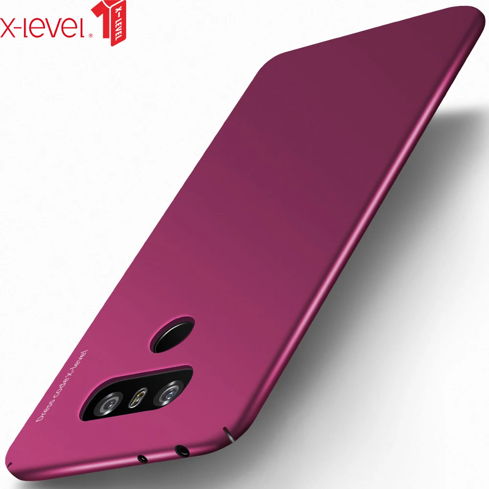 

X-Level Full Covered Hard PC Case For LG G6 Ultra Thin Matte Touch Back Cover Coque For LG G6