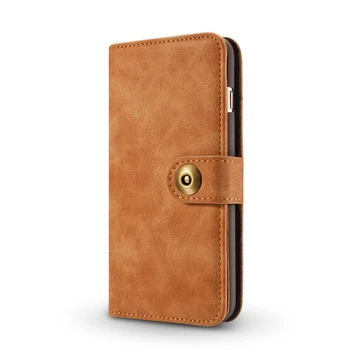 

High Quality Business Leather Case Wallet Cover For iPhone 5 6 6S 7 Plus Card Slot Case For iPhone7 iPhone 7 Plus Vintage Case