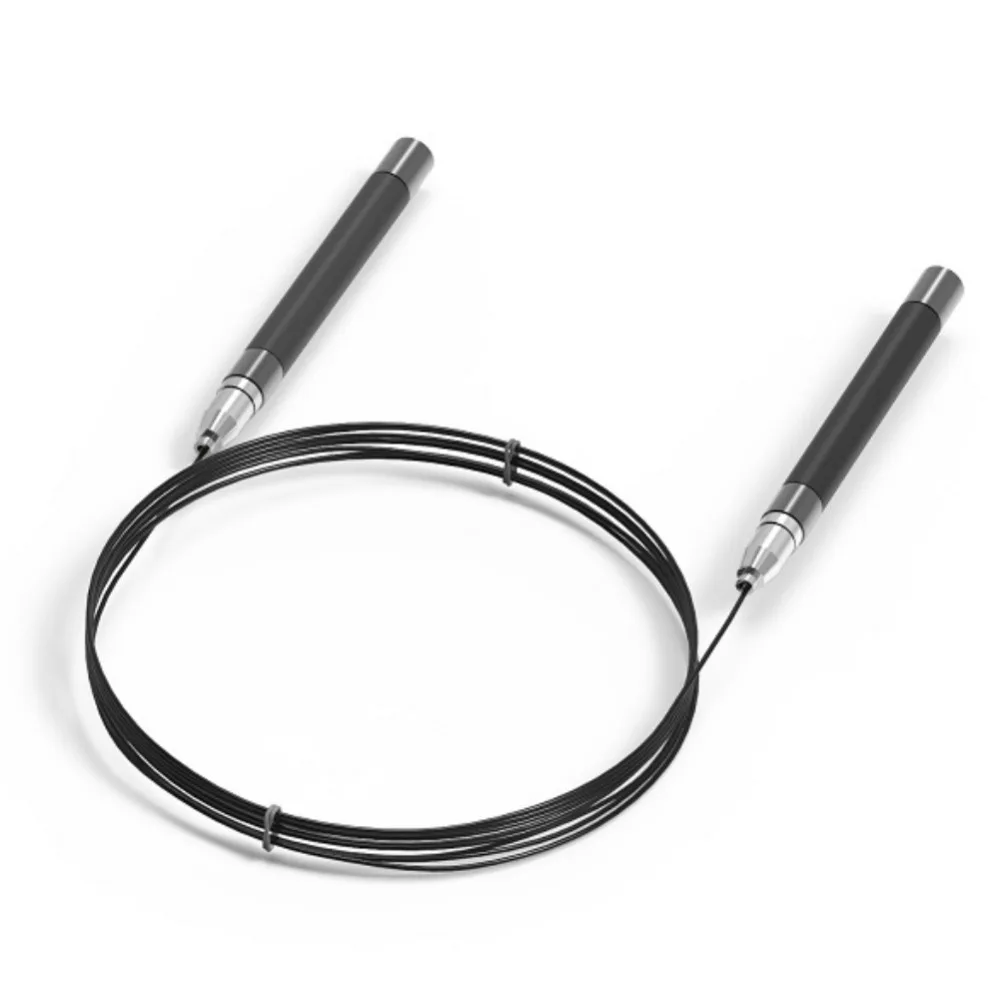 

High Speed Jump Rope Skipping Self-Locking 360 Degree Spin Silicone Grip Cables Train Home Gym Fitness Workout AdjustableN