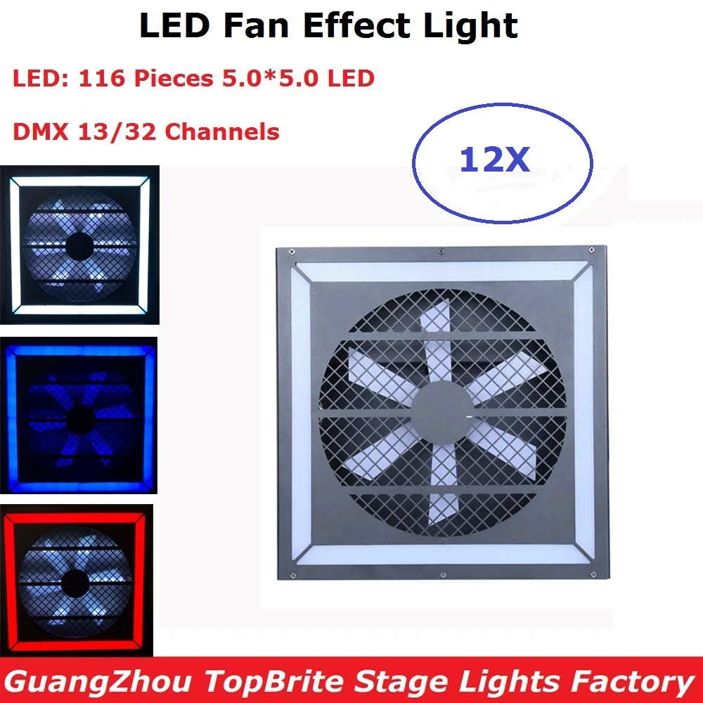 

116Pcs Mixed Flashing Stage Light Sound Party Activated Disco Lights For Dj Wedding Party Stage Light LED Black Light DMX Fan