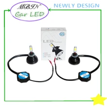 1 комплект УДАРА СВЕТОДИОДНЫЙ G5 880/881 фар автомобиля комплект 40 W 4000Lm авто спереди противотуманная фара лампы Яркий белый 6000 K фары 12 v-24 v