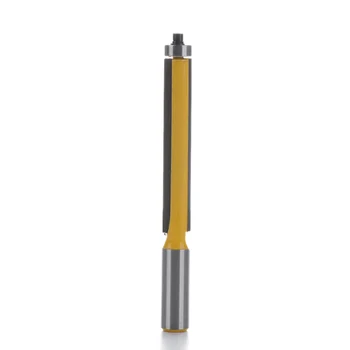 

1/2 Inch New Shank Handle Lengthened Straight Knife Flush Trim Pattern Router Bit Knife For Woodwork Tool