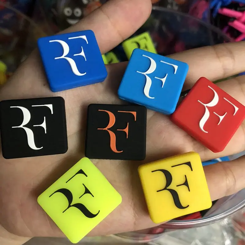 5 قطع F lettle سيليكون تنس مضرب الاهتزاز عوامل المثبطة ، تنس صدمة امتصاص