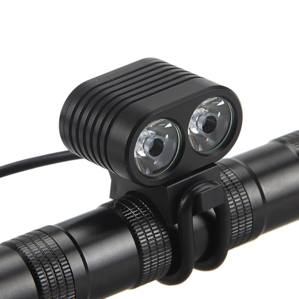 New 8000Lumen 2x XM-L2 LED Cycling Front Bicycle Bike light Headlight Headlamp