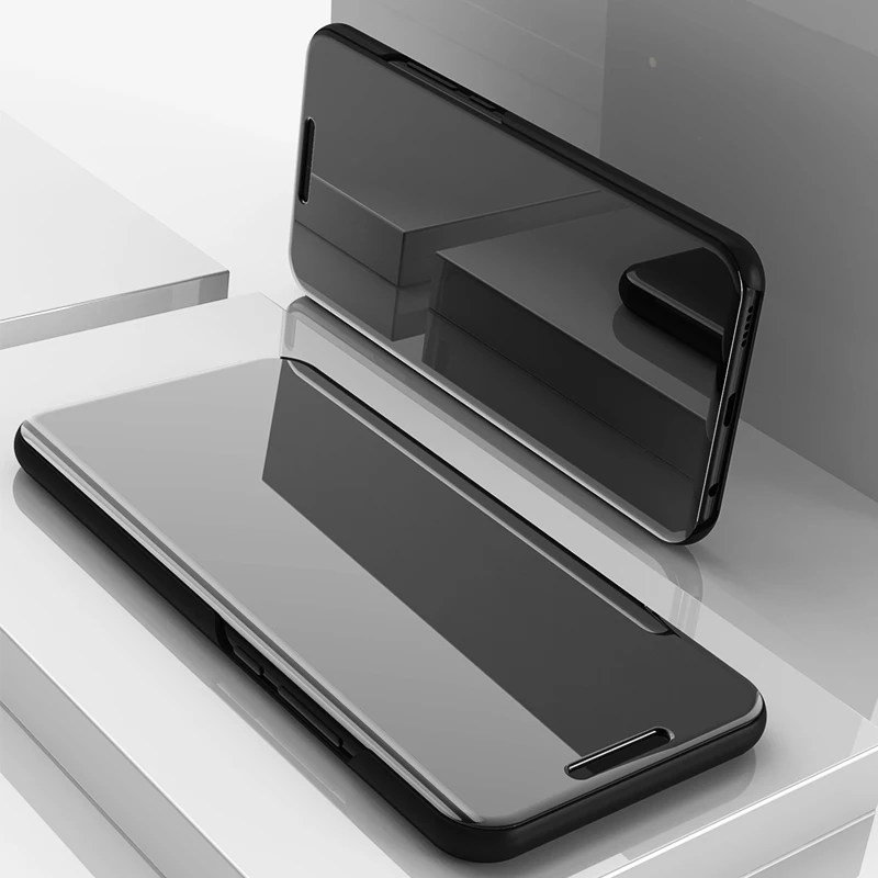 Чехол для Samsung Galaxy J8 2018 j8 умный зеркальный защитный чехол карман телефона |