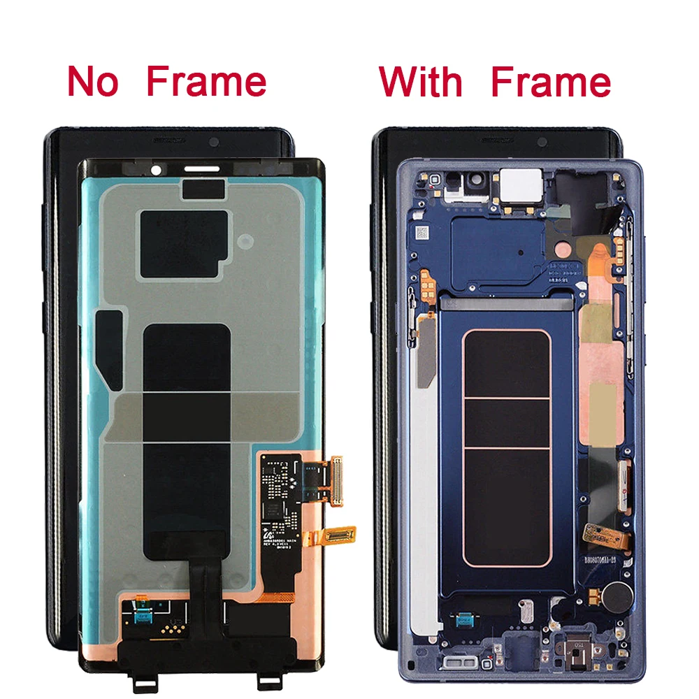 

Super AMOLED Mobile Phone LCD For SAMSUNG GALAXY Note 9 LCD Display Touch Screen Digitizer Assembly Frame For SAMSUNG Note 9 LCD